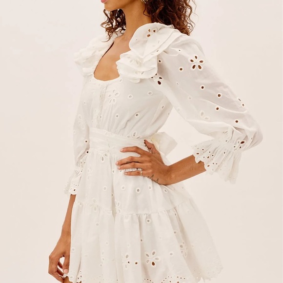For love and lemons nwot but still have detected tags XL Serena eyelet dress - Picture 12 of 13